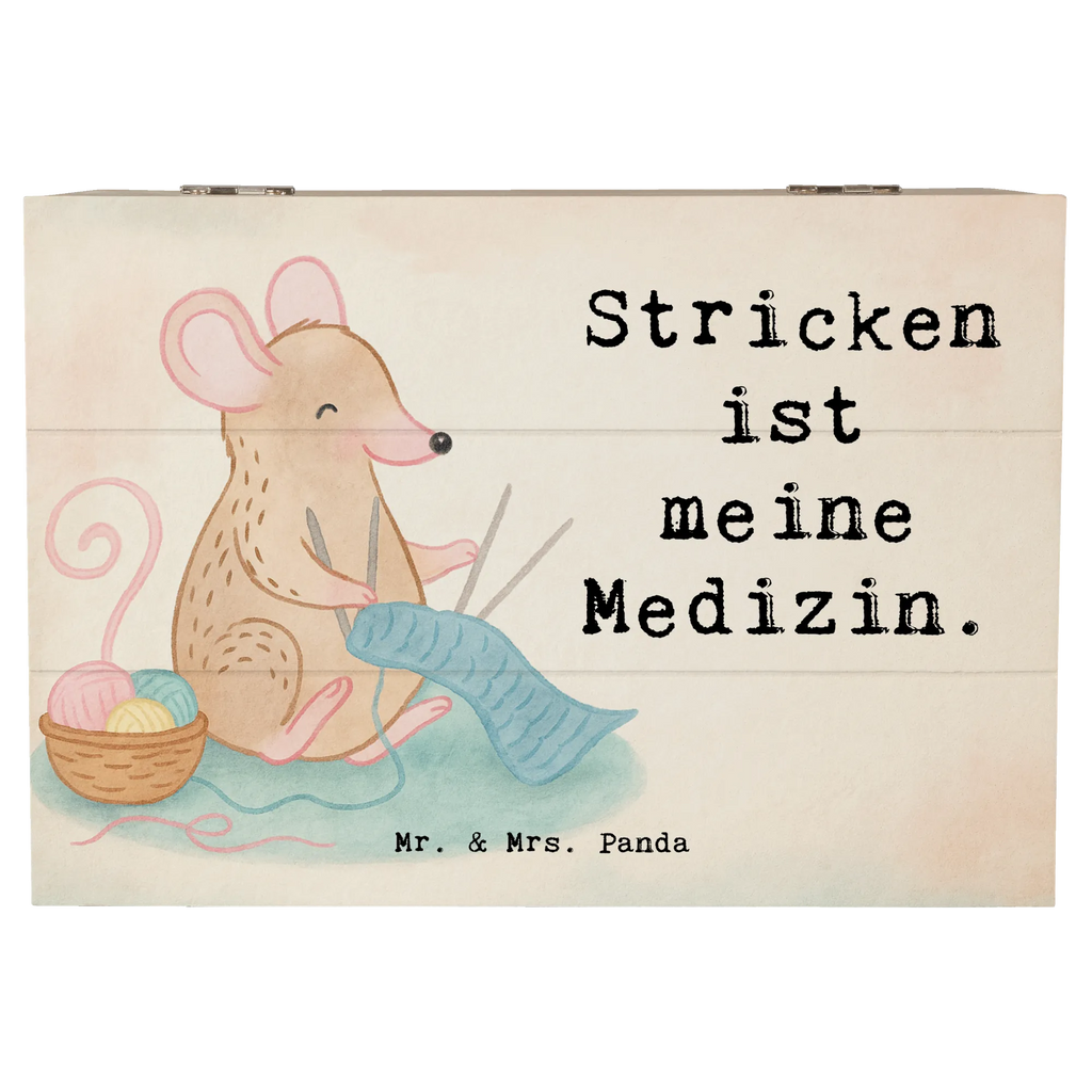 Holzkiste Maus Stricken Design Holzkiste, Erinnerungskiste, Geschenkdose, Aufbewahrungsbox, Dekokiste, XXL, Kiste, Erinnerungsbox, Schatulle, Schatzkiste, Truhe, Geschenkbox, Geschenk, Sport, Sportart, Hobby, Schenken, Danke, Dankeschön, Auszeichnung, Gewinn, Sportler, Stricken, DIY