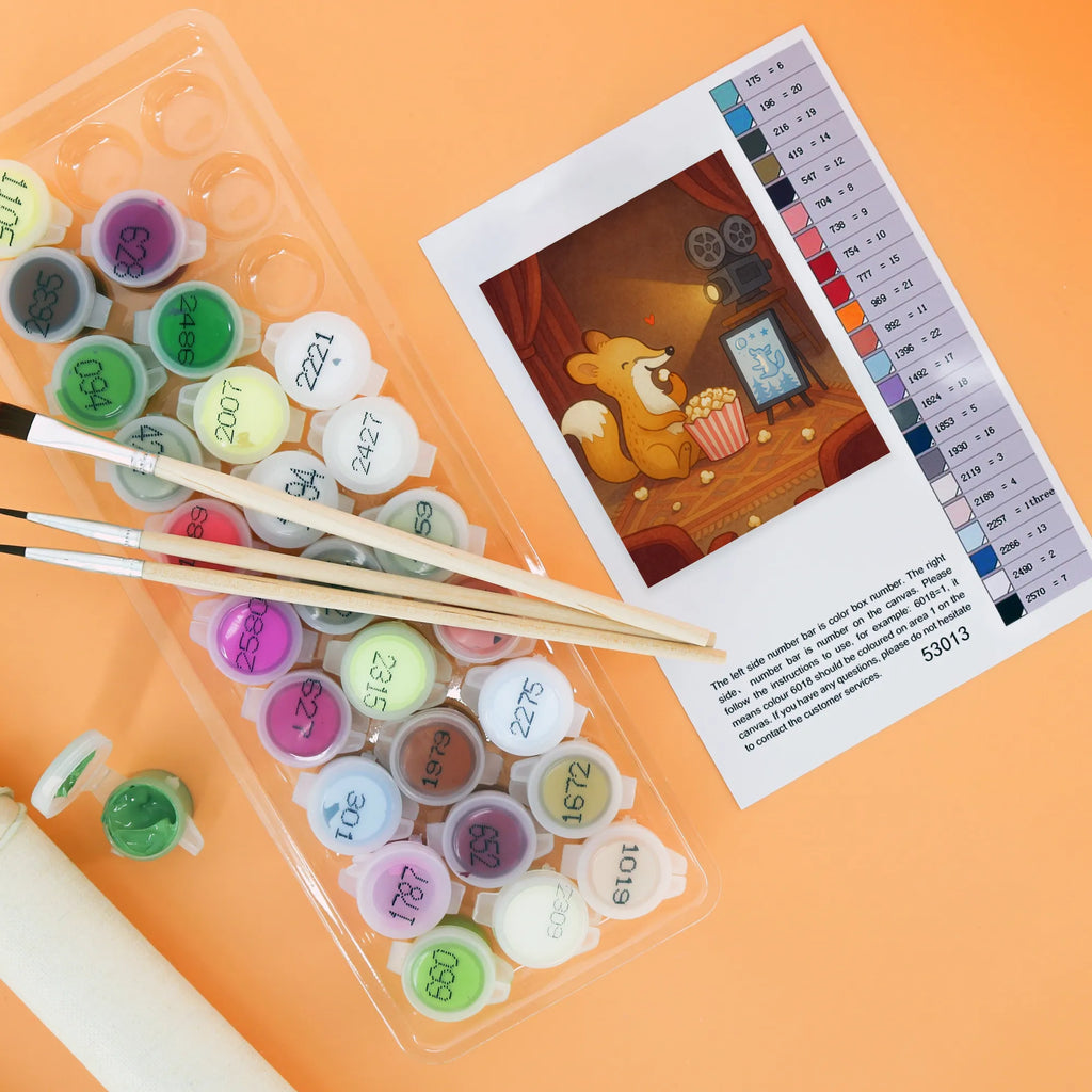 Malowanie według numerów lis oglądać filmy Design Prezent, Sport, Dyscyplina sportowa, Hobby, Darować, Dziękuję, Dzięki, Wyróżnienie, Wygrana, Sportowiec