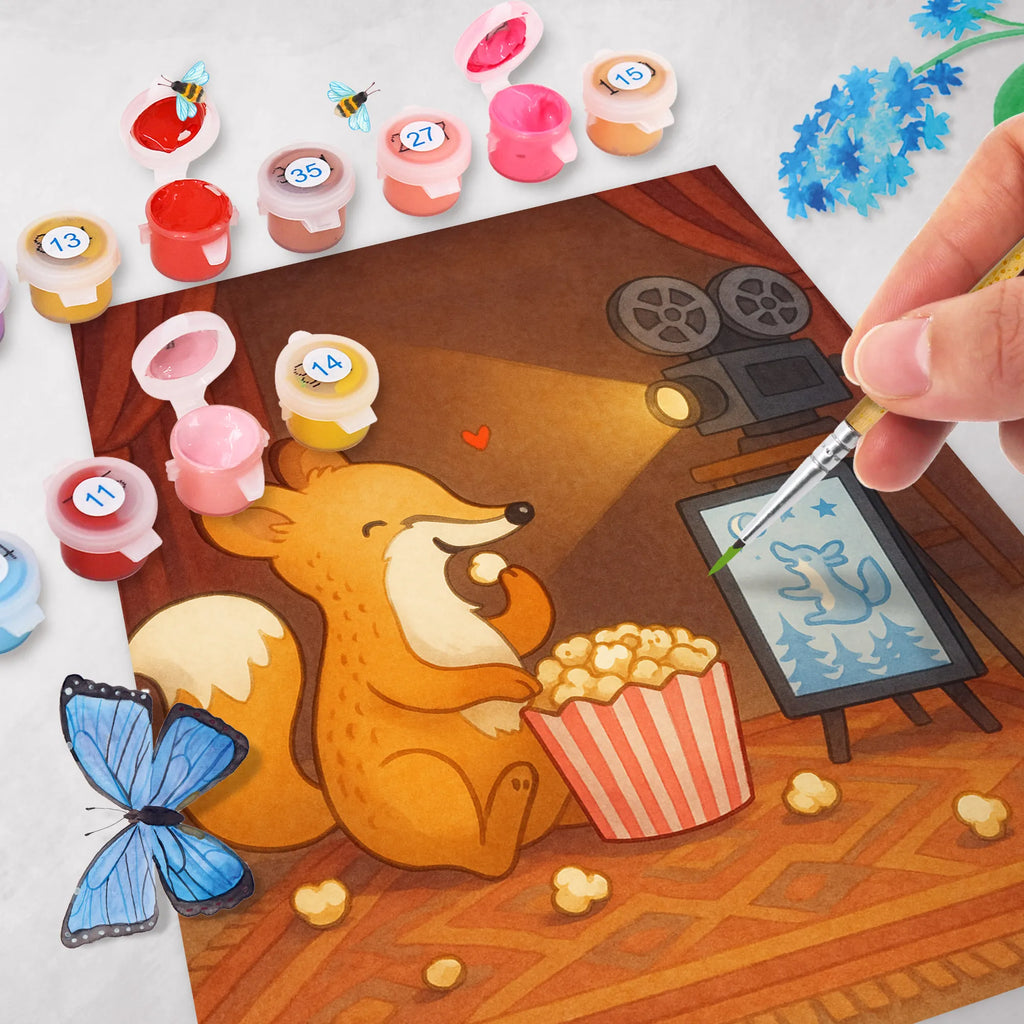 Malowanie według numerów lis oglądać filmy Design Prezent, Sport, Dyscyplina sportowa, Hobby, Darować, Dziękuję, Dzięki, Wyróżnienie, Wygrana, Sportowiec