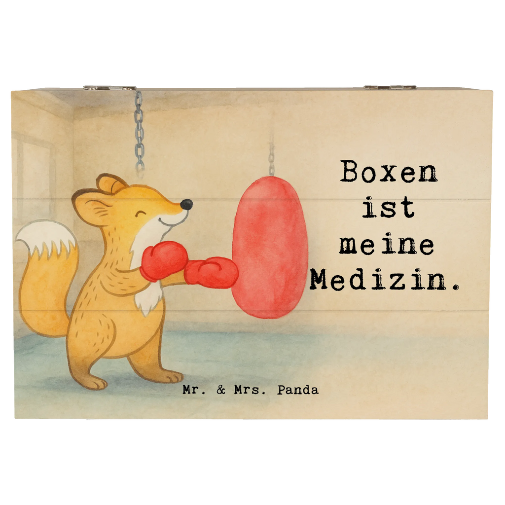 Holzkiste Fuchs Boxen Design Aufbewahrungsbox, Erinnerungskiste, Truhe, Erinnerungsbox, Geschenkbox, Holzkiste, Kiste, Schatzkiste, Dekokiste, Geschenkdose, Schatulle, XXL, Geschenk, Sport, Sportart, Hobby, Schenken, Danke, Dankeschön, Auszeichnung, Gewinn, Sportler, Boxen, Boxtraining, Boxkampf