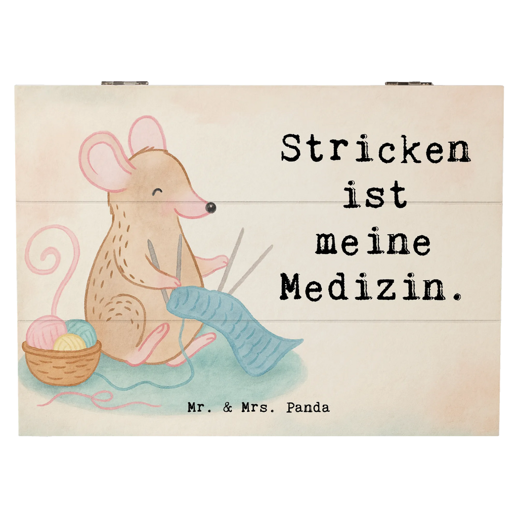 Holzkiste Maus Stricken Design Holzkiste, Erinnerungskiste, Geschenkdose, Aufbewahrungsbox, Dekokiste, XXL, Kiste, Erinnerungsbox, Schatulle, Schatzkiste, Truhe, Geschenkbox, Geschenk, Sport, Sportart, Hobby, Schenken, Danke, Dankeschön, Auszeichnung, Gewinn, Sportler, Stricken, DIY