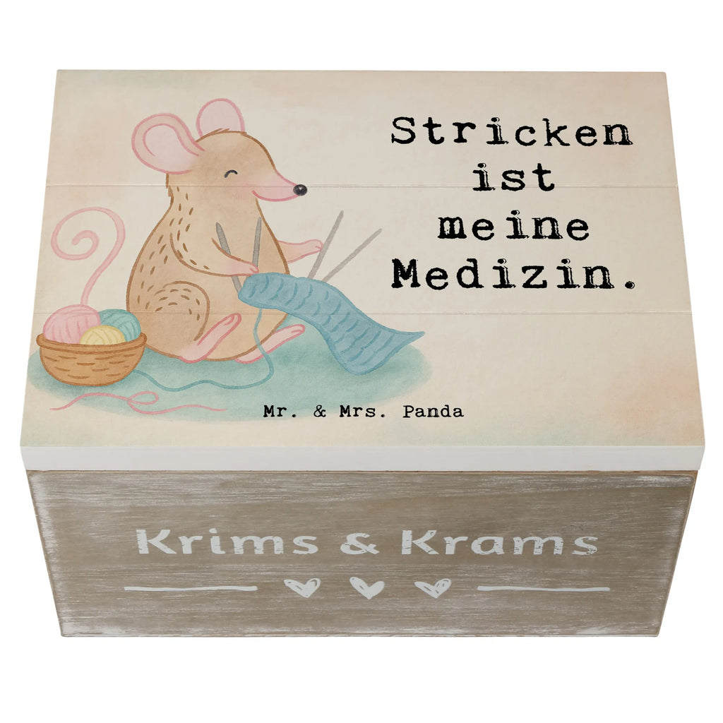 Holzkiste Maus Stricken Design Holzkiste, Erinnerungskiste, Geschenkdose, Aufbewahrungsbox, Dekokiste, XXL, Kiste, Erinnerungsbox, Schatulle, Schatzkiste, Truhe, Geschenkbox, Geschenk, Sport, Sportart, Hobby, Schenken, Danke, Dankeschön, Auszeichnung, Gewinn, Sportler, Stricken, DIY