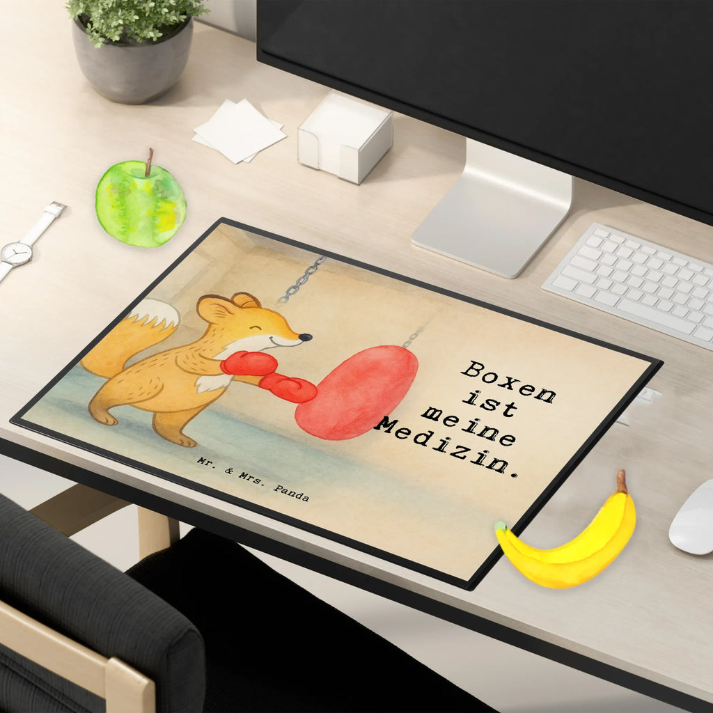 Schreibtischunterlage Fuchs Boxen Design Schreibtisch Unterlagen, Schreibwaren, Büroartikel, Schreibunterlage, Bürobedarf, Schreibtischunterlage Groß, Schreibtischauflage, Geschenk, Sport, Sportart, Hobby, Schenken, Danke, Dankeschön, Auszeichnung, Gewinn, Sportler, Boxtraining, Boxen, Boxkampf