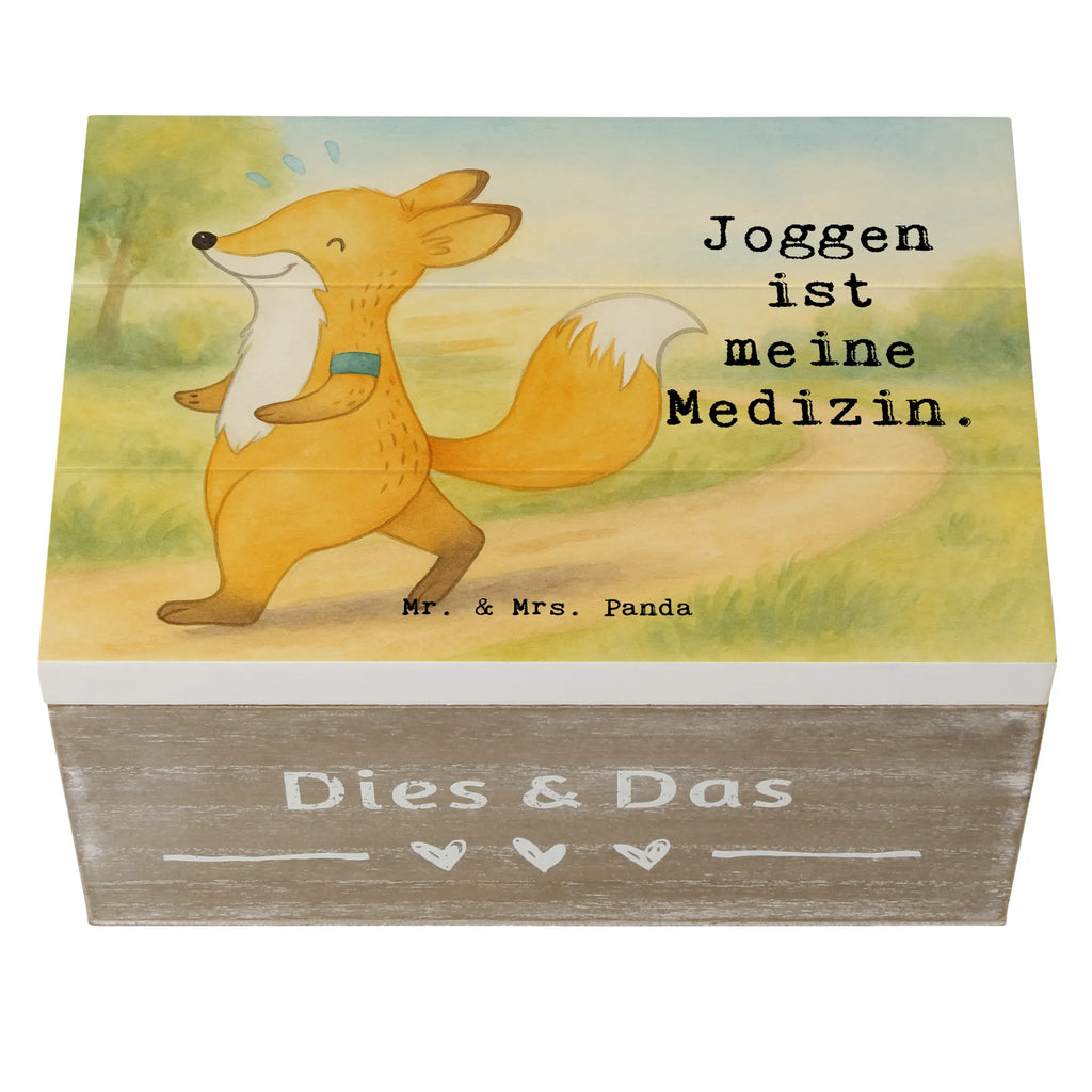 Holzkiste Fuchs Joggen Design Erinnerungskiste, Dekokiste, Holzkiste, XXL, Kiste, Schatzkiste, Aufbewahrungsbox, Geschenkbox, Erinnerungsbox, Schatulle, Truhe, Geschenkdose, Geschenk, Sport, Sportart, Hobby, Schenken, Danke, Dankeschön, Auszeichnung, Gewinn, Sportler, Dauerlauf, Laufsport, Joggen, Laufen