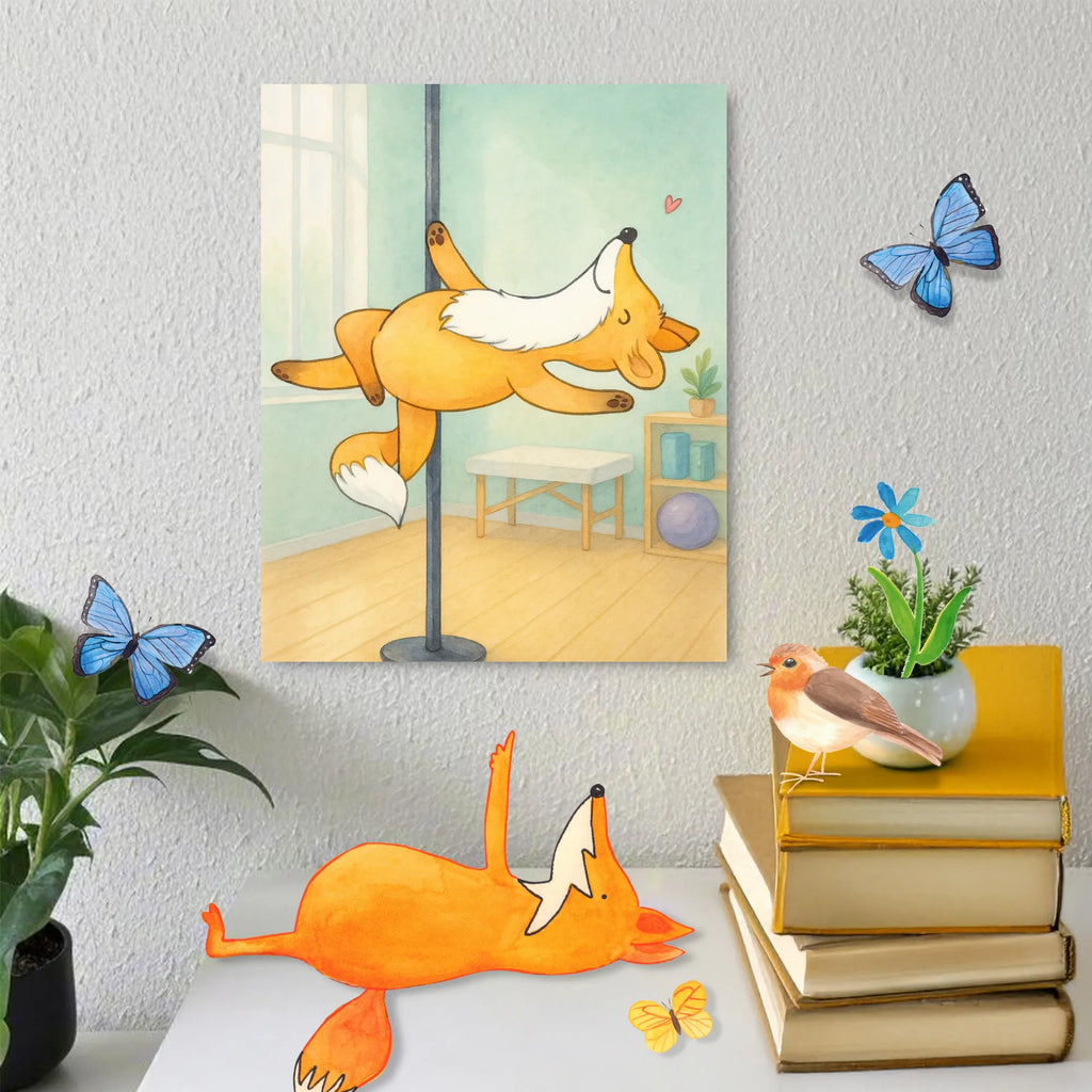 Paint by Numbers Fox Pole Dance Design Gift, sport, hobby, giving, thank you, award, profit, athlete, dancing, Pole dancing