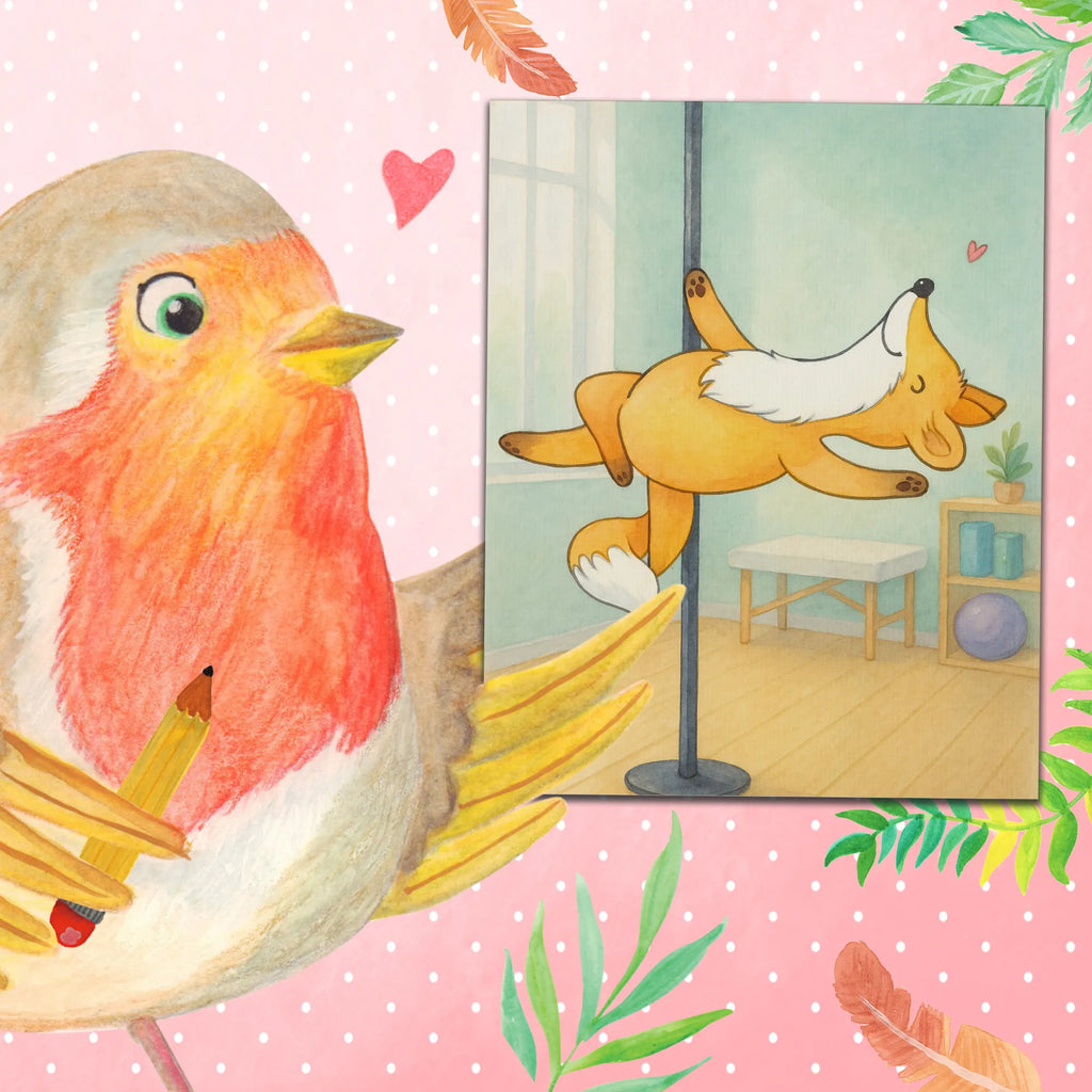 Paint by Numbers Fox Pole Dance Design Gift, sport, hobby, giving, thank you, award, profit, athlete, dancing, Pole dancing