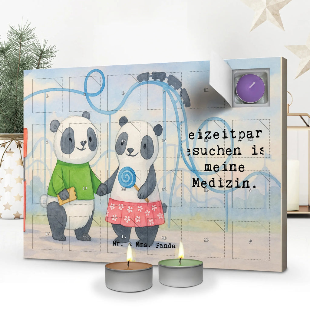 Scented candle advent calendar pandas visit amusement park Design Gift, sport, hobby, giving, thank you, award, profit, athlete, ride a roller coaster, Visit an amusement park