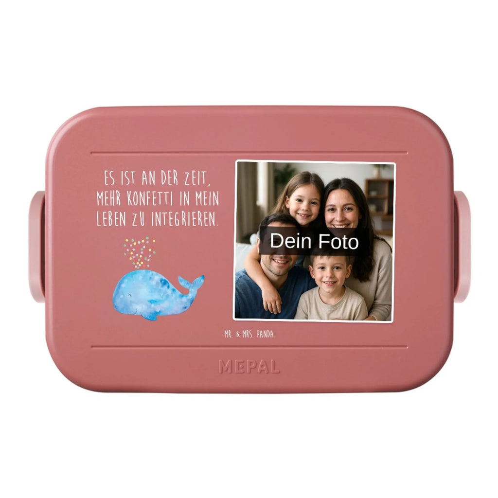 MEPAL Foto Bentobox Wal Konfetti Foto Brotdose, Foto Bentobox, Foto Lunchbox, Meerestiere, Meer, Urlaub, Wale, Wal, Neustart, Lebensabschnitt, Diät, Motivation, Geburtstag, Konfetti, Abnehmen, Neuanfang, Trennung