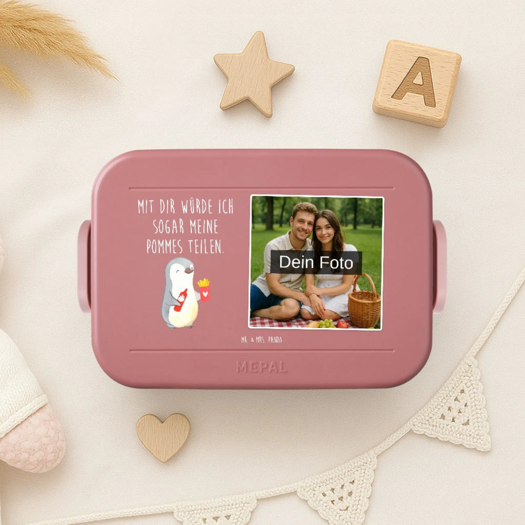 MEPAL Foto Bentobox Pinguin Pommes Foto Lunchbox, Foto Brotdose, Foto Bentobox, Liebe, Partner, Freund, Freundin, Ehemann, Ehefrau, Heiraten, Verlobung, Heiratsantrag, Liebesgeschenk, Jahrestag, Hocheitstag, Mitbringsel, Liebesbeweis, für Männer, Valentinstag, für Ehemann, Geschenk für Frauen, Geschenk für Partner, Geschenk für Freundin, Hochzeitstag