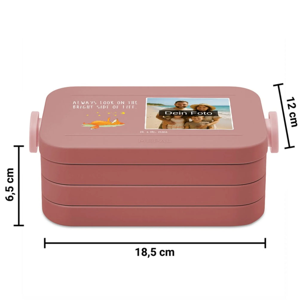 MEPAL Foto Bentobox Fuchs Sterne Foto Brotdose, Foto Lunchbox, Foto Bentobox, Fuchs, Always Look on the Bright Side of Life, Spruch positiv, tröstende Worte, Spruch schön, Füchse, Romantik