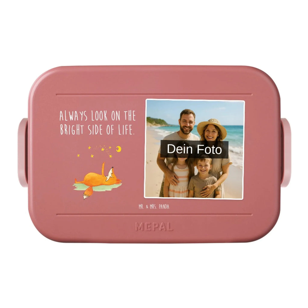 MEPAL Foto Bentobox Fuchs Sterne Foto Brotdose, Foto Lunchbox, Foto Bentobox, Fuchs, Always Look on the Bright Side of Life, Spruch positiv, tröstende Worte, Spruch schön, Füchse, Romantik