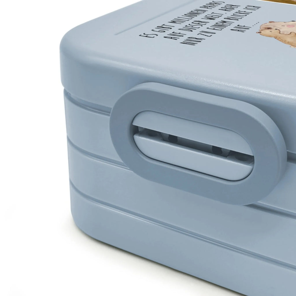 MEPAL Foto Bentobox Papa Bär Foto Lunchbox, Foto Bentobox, Foto Brotdose, Familie, Vatertag, Muttertag, Bruder, Schwester, Mama, Papa, Oma, Opa, Geschenk, Vater, Vati, Geburtstag, Papi, Onkel