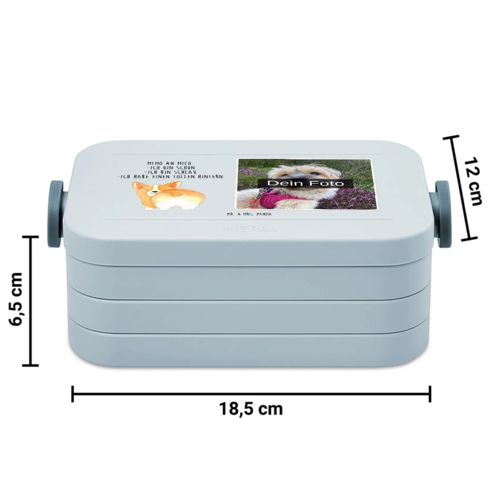 MEPAL Foto Bentobox Corgi Po Foto Lunchbox, Foto Brotdose, Foto Bentobox, Hund, Hundemotiv, Haustier, Hunderasse, Tierliebhaber, Hundebesitzer, Sprüche, Hundeliebe, Spruch, Selbstliebe, Motivation, Corgie