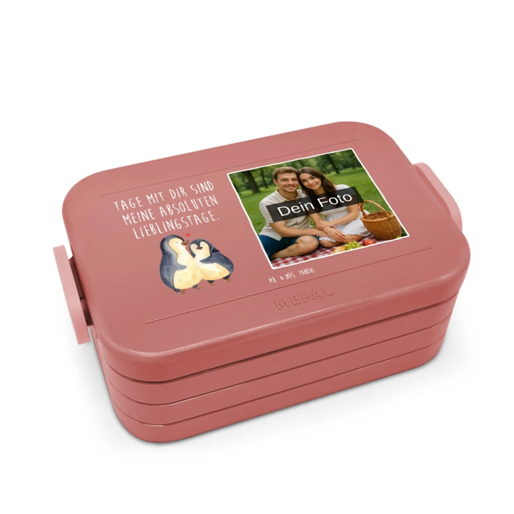 MEPAL Foto Bentobox Pinguin umarmen Foto Bentobox, Foto Brotdose, Foto Lunchbox, Pinguin, Hochzeitsgeschenk, Hochzeitstag, Liebe, Liebesgeschenk, Liebespaar, Hochzeit, Liebesbeweis, Jahrestag, Verlobung