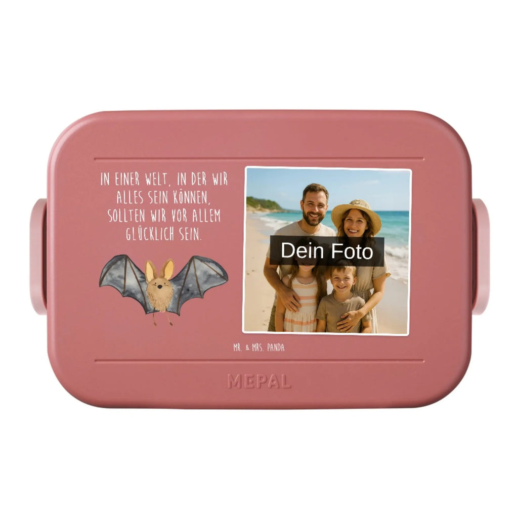 MEPAL Foto Bentobox Fledermaus Flügel Foto Brotdose, Foto Lunchbox, Foto Bentobox, Tiermotive, Gute Laune, lustige Sprüche, Tiere