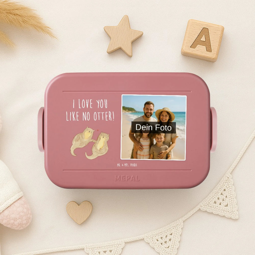 MEPAL Foto Bentobox Otter Hände halten Foto Brotdose, Foto Bentobox, Foto Lunchbox, Otter, Fischotter, Seeotter, Otter Seeotter See Otter