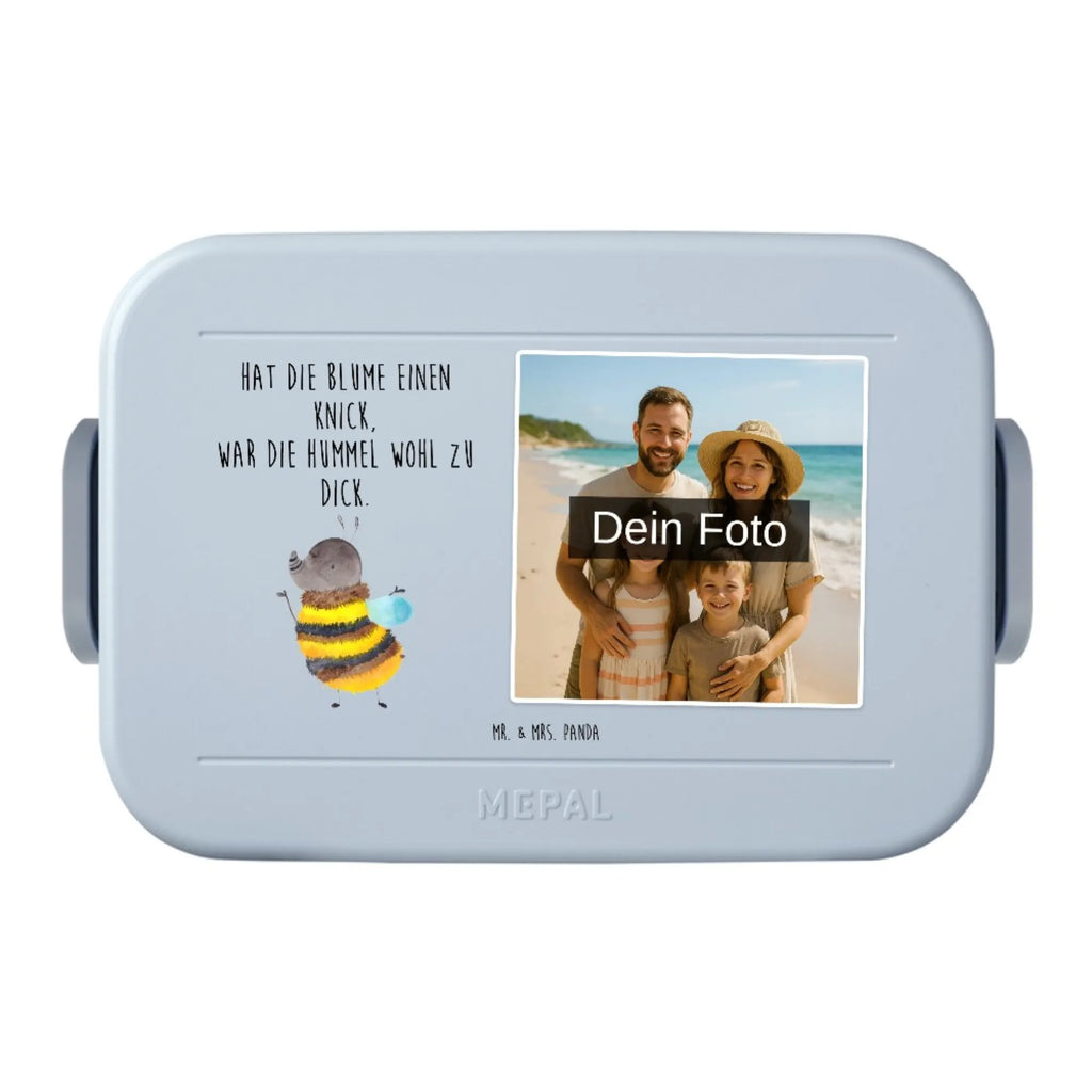 MEPAL Foto Bentobox Hummel flauschig Foto Bentobox, Foto Brotdose, Foto Lunchbox, Tiermotive, Gute Laune, lustige Sprüche, Tiere, Blume, Hummel, Flauschig, Natur, Biene