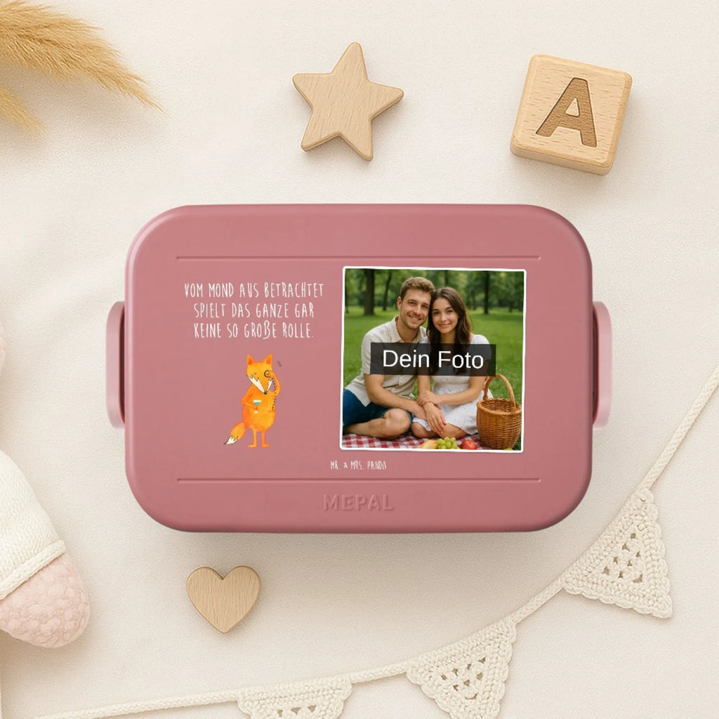 MEPAL Foto Bentobox Fuchs Lord Foto Brotdose, Foto Bentobox, Foto Lunchbox, Fuchs, Füchse, tröstende Worte, Motivation Spruch, Liebeskummer Geschenk, Problemlösung, Spruch lustig