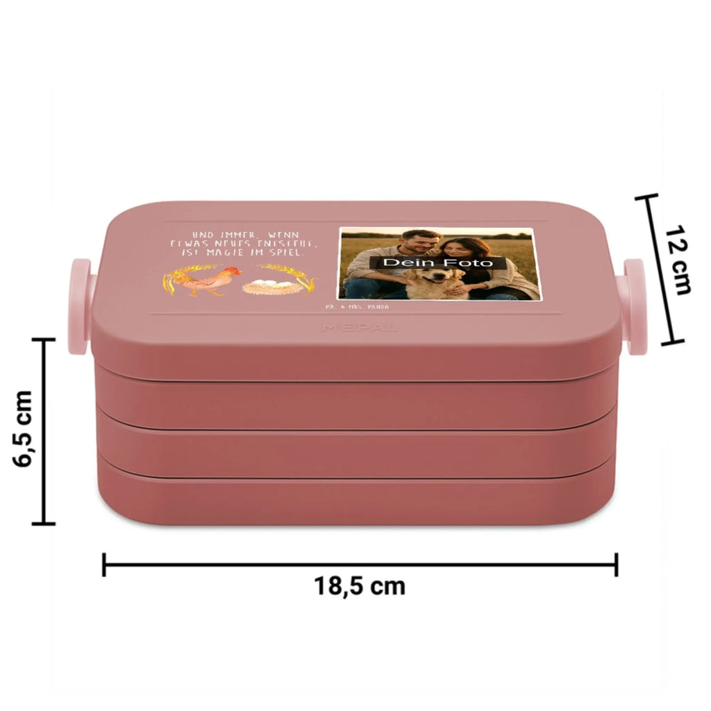 MEPAL Foto Bentobox Huhn Stolz Foto Lunchbox, Foto Brotdose, Foto Bentobox, Bauernhof, Hoftiere, Landwirt, Landwirtin, Spruch, Magie, Motivation, Hühner, Landleben, Geburt, Hof, Hahn, Henne, Schwangerschaft, Eier