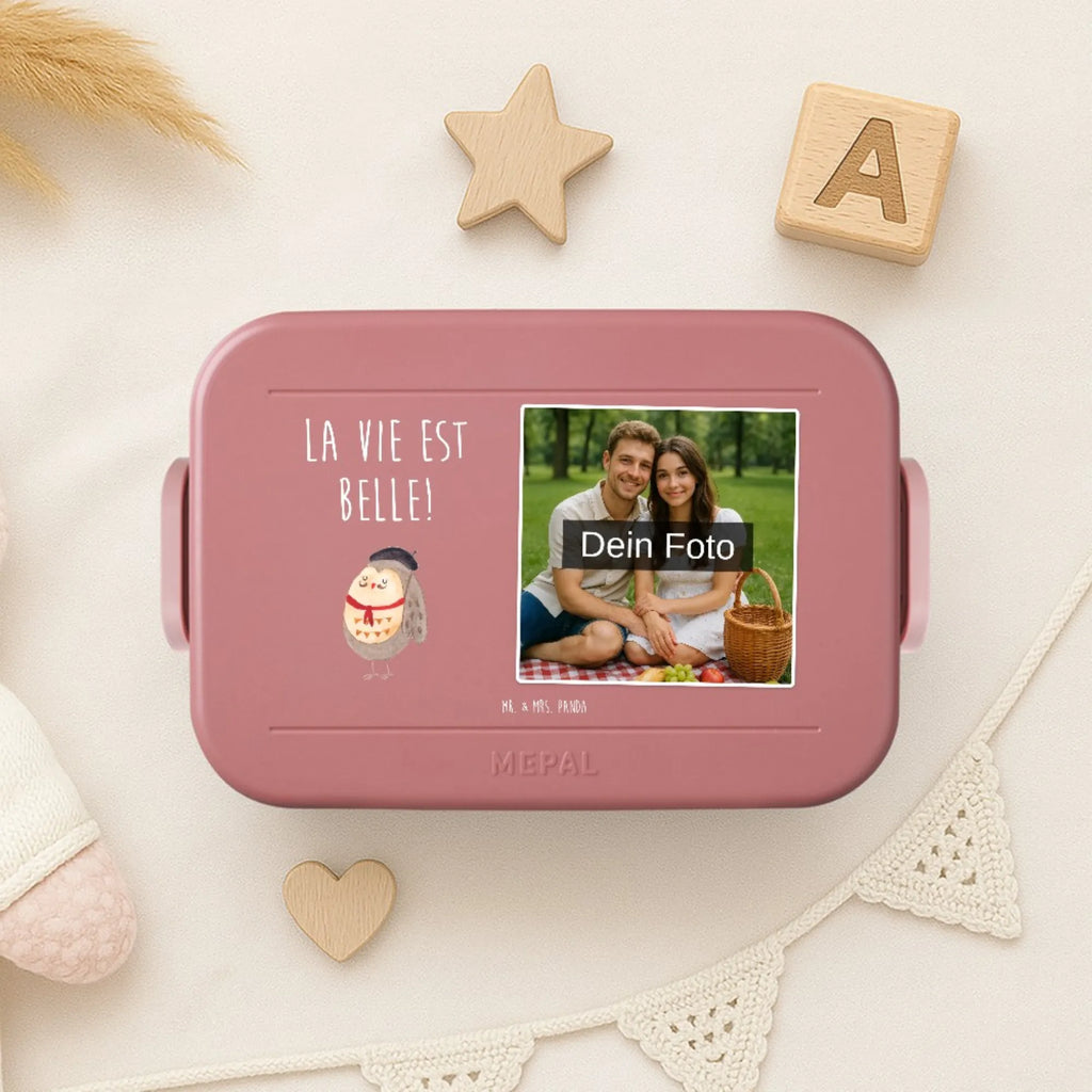 MEPAL Foto Bentobox Eule Frankreich Foto Bentobox, Foto Lunchbox, Foto Brotdose, Eule, La vie est belle, hibou, Owl, Eule Deko, das Leben ist schön, Eulen, Frankreich, Spruch schön, Spruch Französisch