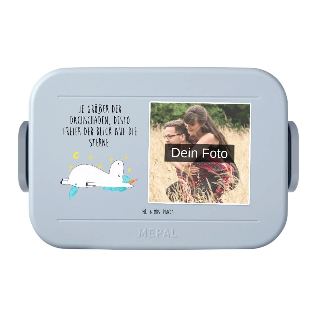 MEPAL Foto Bentobox Einhorn Sternenhimmel Foto Brotdose, Foto Lunchbox, Foto Bentobox, Einhorn, Einhörner, Einhorn Deko, Unicorn, Verrückt, Dachschaden, Sternenhimmel, Sterne