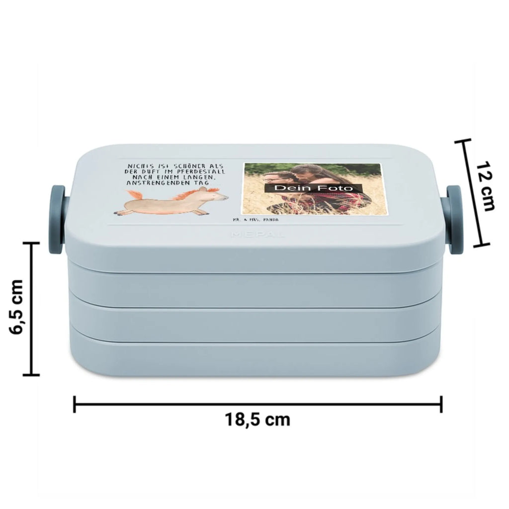 MEPAL Foto Bentobox Pferd Springen Foto Lunchbox, Foto Brotdose, Foto Bentobox, Bauernhof, Hoftiere, Landwirt, Landwirtin, Pony, Pferde, reiten, ausreiten, Pferdestall, Stall, Pferdebesitzer, Pferd