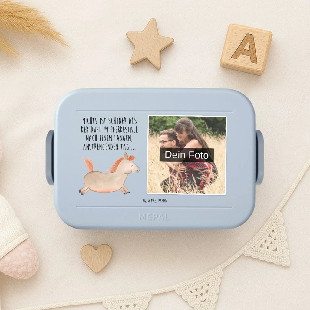 MEPAL Foto Bentobox Pferd Springen Foto Lunchbox, Foto Brotdose, Foto Bentobox, Bauernhof, Hoftiere, Landwirt, Landwirtin, Pony, Pferde, reiten, ausreiten, Pferdestall, Stall, Pferdebesitzer, Pferd