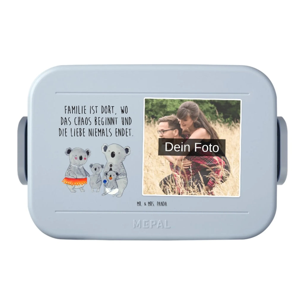 MEPAL Foto Bentobox Koala Familie Foto Brotdose, Foto Bentobox, Foto Lunchbox, Familie, Vatertag, Muttertag, Bruder, Schwester, Mama, Papa, Oma, Opa, Koala, Geschwister, Familienleben, Kinder, Koalas, Family