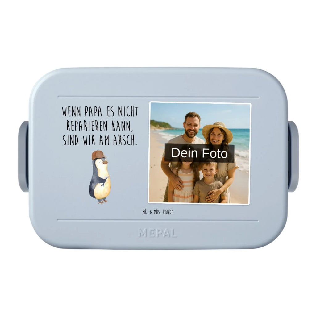 MEPAL Foto Bentobox Wenn Papa es nicht reparieren kann, sind wir am Arsch Foto Brotdose, Foto Lunchbox, Foto Bentobox, Familie, Vatertag, Muttertag, Bruder, Schwester, Mama, Papa, Oma, Opa, Vater, Bester Papa der Welt, Geschenk Papa