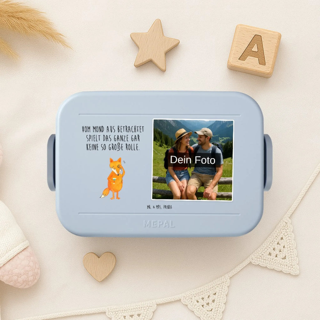 MEPAL Foto Bentobox Fuchs Lord Foto Brotdose, Foto Bentobox, Foto Lunchbox, Fuchs, Füchse, tröstende Worte, Motivation Spruch, Liebeskummer Geschenk, Problemlösung, Spruch lustig