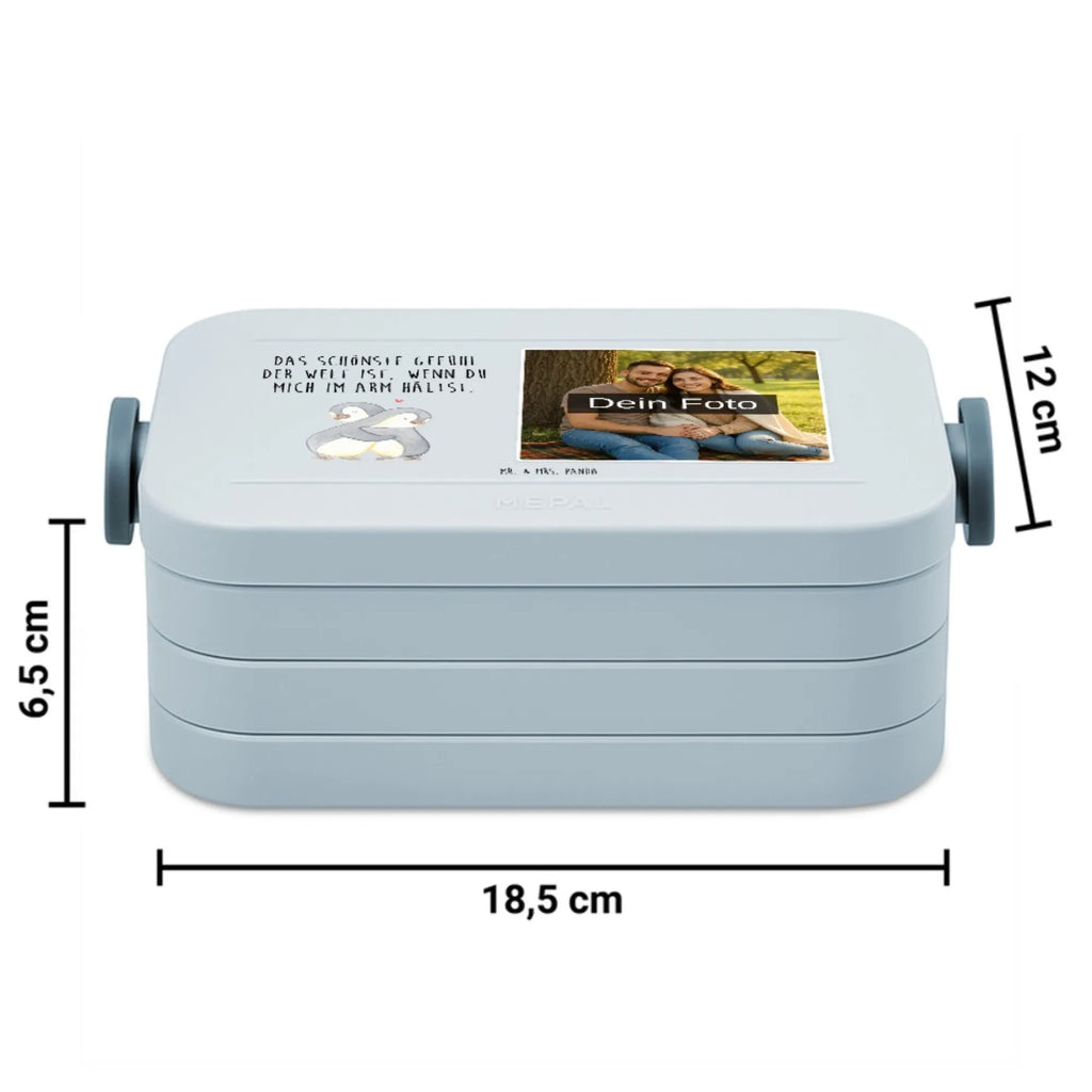 MEPAL Foto Bentobox Pinguine Kuscheln Foto Bentobox, Foto Lunchbox, Foto Brotdose, Liebe, Partner, Freund, Freundin, Ehemann, Ehefrau, Heiraten, Verlobung, Heiratsantrag, Liebesgeschenk, Jahrestag, Hocheitstag, Hochzeitstag, für Ehemann, für Männer, Mitbringsel, Geschenk für Partner, Geschenk für Frauen, Liebesbeweis, Valentinstag, Geschenk für Freundin