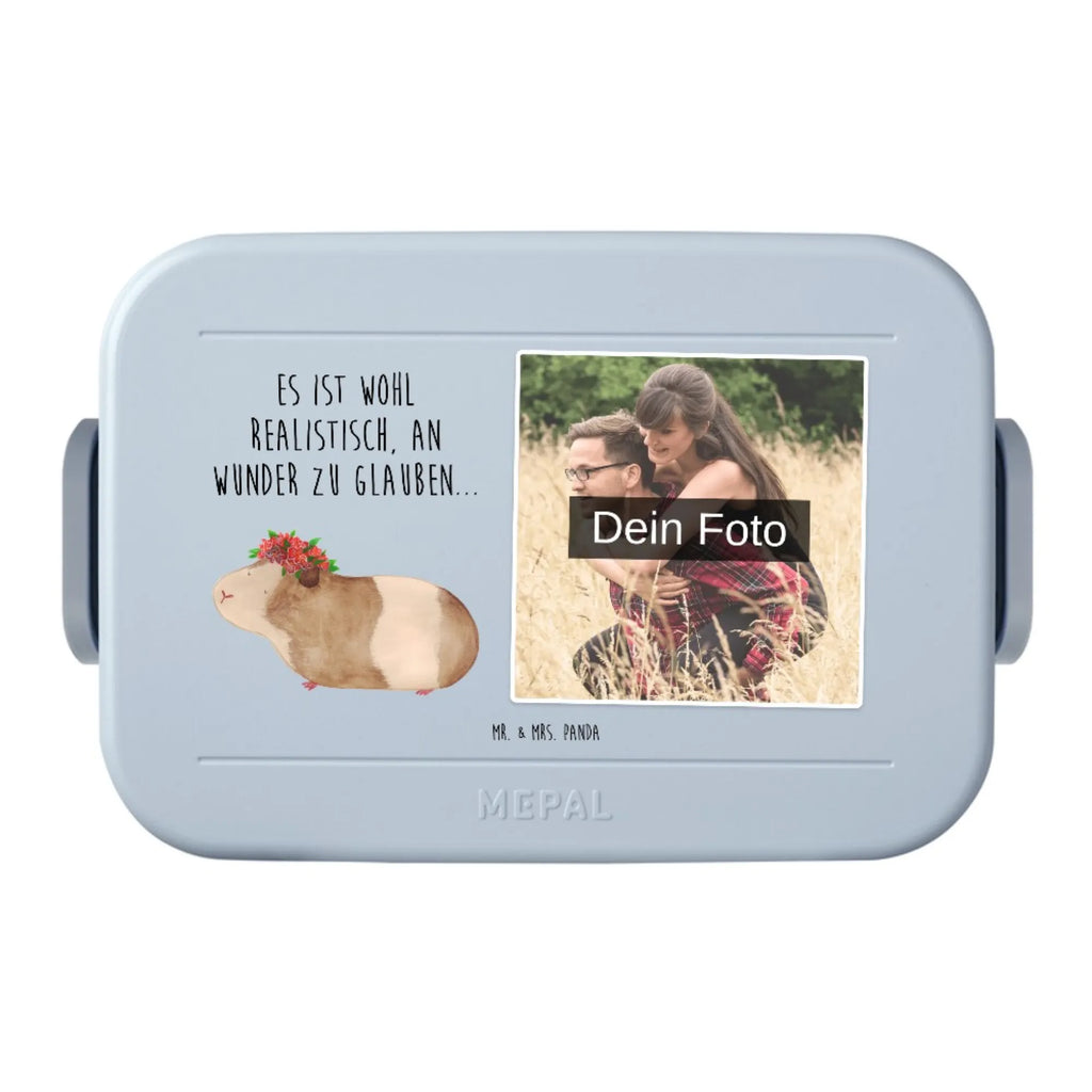 MEPAL Foto Bentobox Meerschweinchen Weisheit Foto Lunchbox, Foto Brotdose, Foto Bentobox, Tiermotive, Gute Laune, lustige Sprüche, Tiere, Wunder, Spruch, Meerschweinchen, Realität, Motivation, Wunderland, Meeries, Weisheit, Blumenkind, Meerie