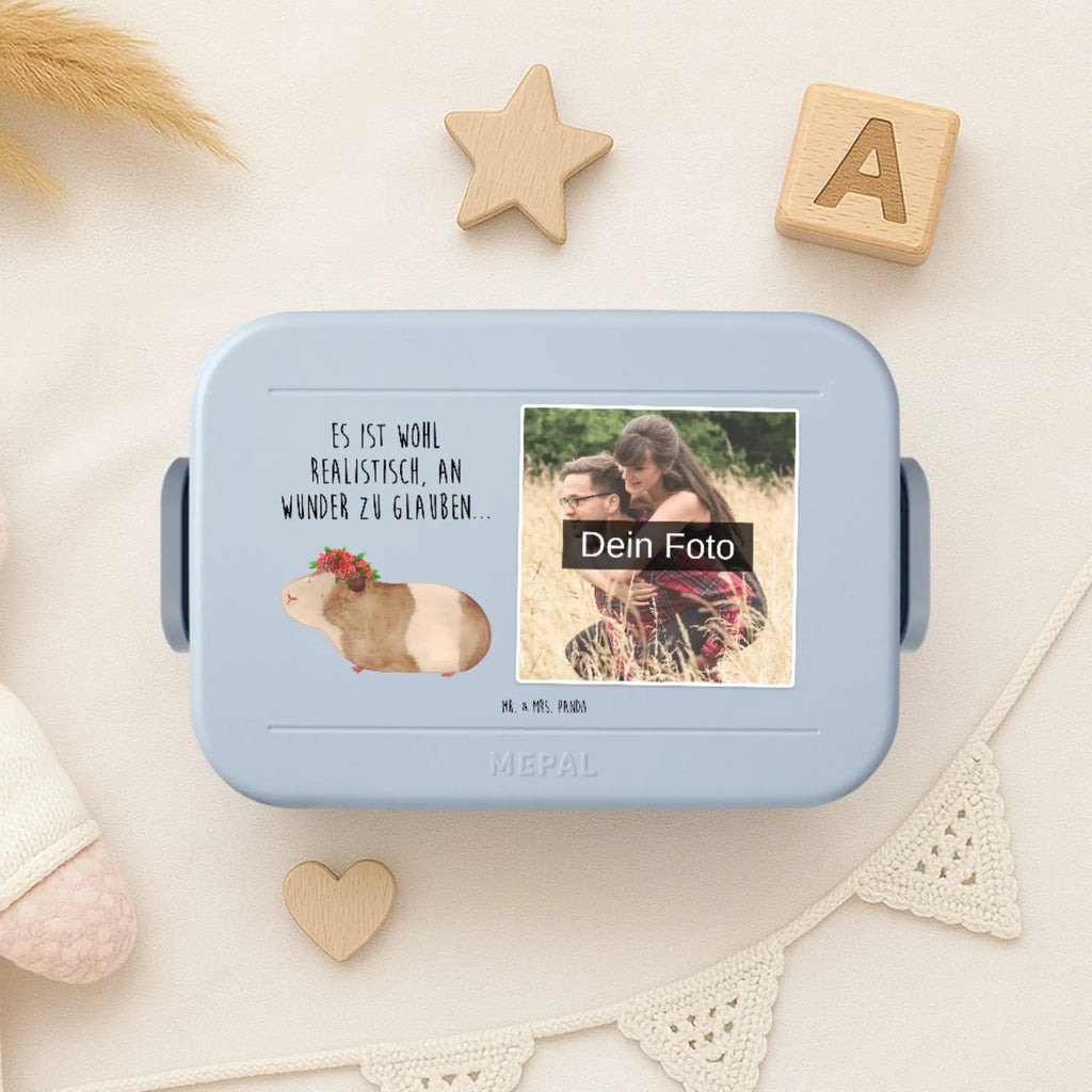 MEPAL Foto Bentobox Meerschweinchen Weisheit Foto Lunchbox, Foto Brotdose, Foto Bentobox, Tiermotive, Gute Laune, lustige Sprüche, Tiere, Wunder, Spruch, Meerschweinchen, Realität, Motivation, Wunderland, Meeries, Weisheit, Blumenkind, Meerie