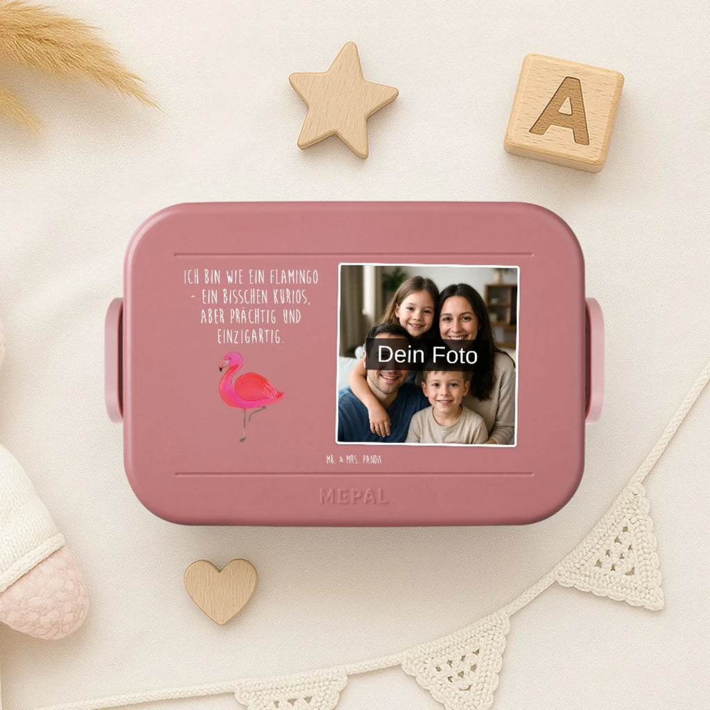 MEPAL Foto Bentobox Flamingo Classic Foto Brotdose, Foto Lunchbox, Foto Bentobox, Flamingo, Stolz, Freundinnen, ich, Freundin, Sohn, Einzigartig, Tochter, Selbstliebe, für mich, Spruch, Geschwister, Außenseiter