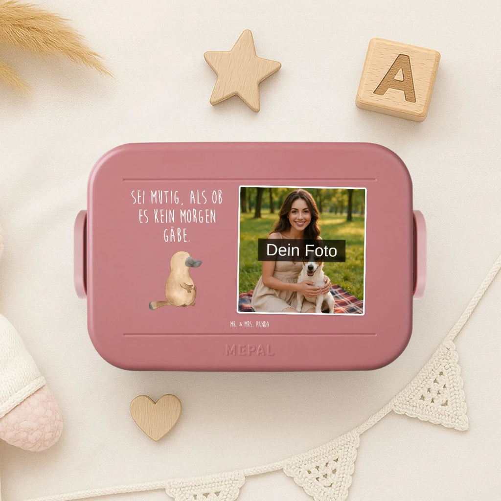 MEPAL Foto Bentobox Schnabeltier Mut Foto Lunchbox, Foto Bentobox, Foto Brotdose, Meerestiere, Meer, Urlaub, Arbeit, Motivation, Lebensweisheit, Weltreise, Raodtrip, Training, Büro, Mut, Schnabeltier, Neustart, Schnabeltiere, mutig, Neuanfang