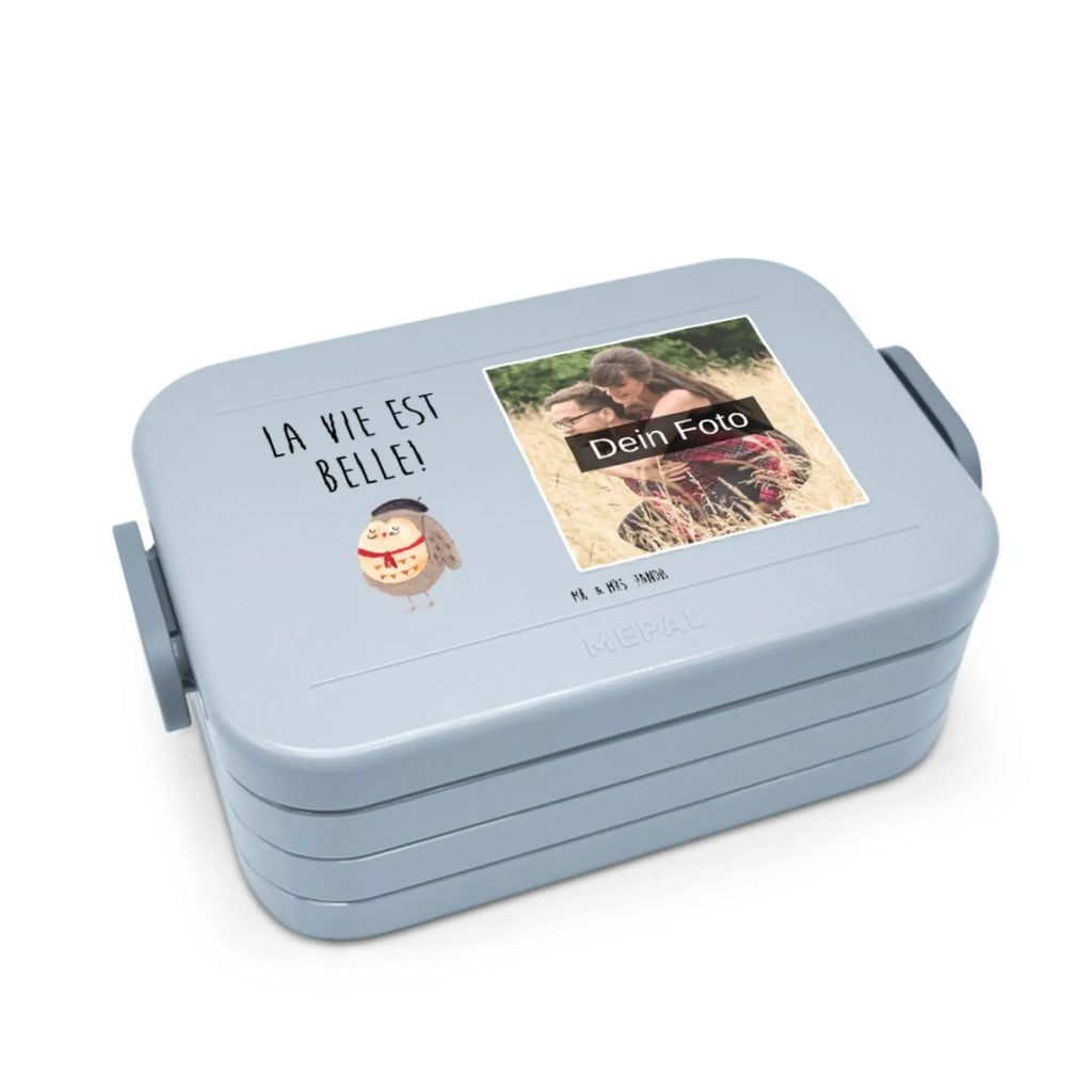 MEPAL Foto Bentobox Eule Frankreich Foto Bentobox, Foto Lunchbox, Foto Brotdose, Eule, La vie est belle, hibou, Owl, Eule Deko, das Leben ist schön, Eulen, Frankreich, Spruch schön, Spruch Französisch