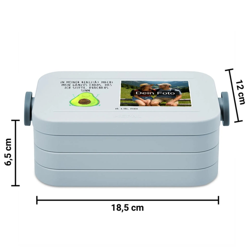 MEPAL Foto Bentobox Avocado Glücklich Foto Brotdose, Foto Lunchbox, Foto Bentobox, Avocado, Veggie, Vegan, Gesund, Chaos