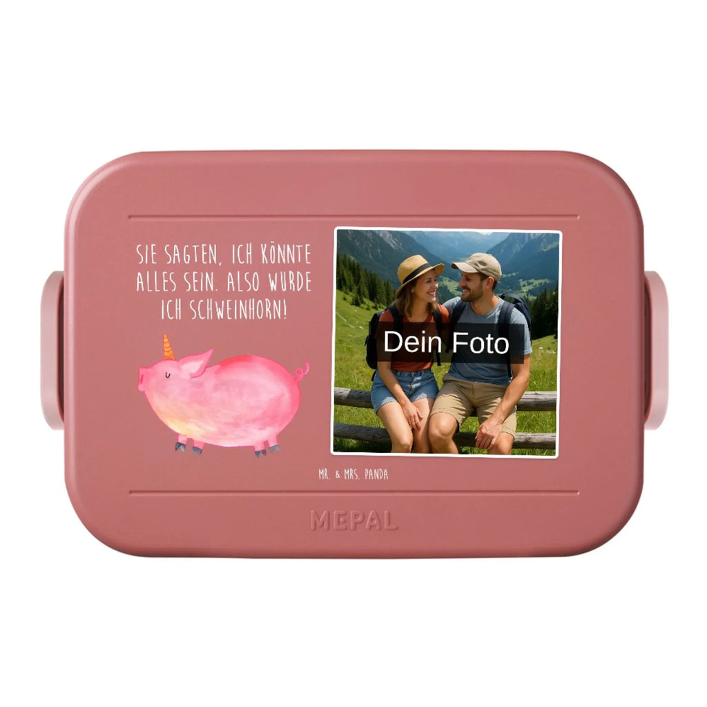 MEPAL Foto Bentobox Einhorn Schwein Foto Bentobox, Foto Lunchbox, Foto Brotdose, Einhorn, Einhörner, Einhorn Deko, Unicorn, Pig, funny, Schweinhorn, Spruch, Schwein, englisch, witzig. lustig, Spaß, english, Party, Bauer, geschenk, Piggy