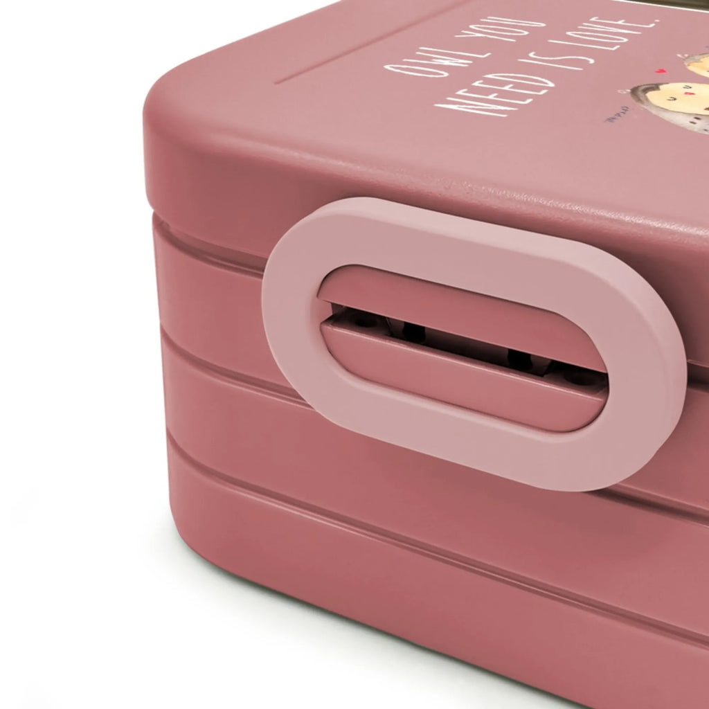 MEPAL Foto Bentobox Eulen Liebe Foto Brotdose, Foto Lunchbox, Foto Bentobox, Eule, Liebe Spruch, Freundin Geschenk, Owl, All you need is love, Eule Deko, Hochzeit Spruch, Wortspiel lustig, Freund, Liebe