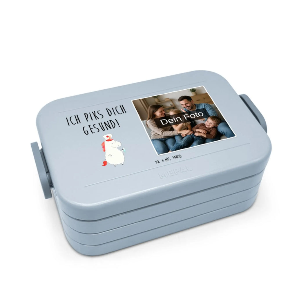 MEPAL Foto Bentobox Einhorn Krankenschwester Foto Brotdose, Foto Bentobox, Foto Lunchbox, Einhorn, Einhörner, Einhorn Deko, Unicorn, Krankenschwester Geschenk, Krankenpflegerin, Krankenschwester Dankeschön, Ärztin Geschenk, Krankenhaus, Krankenpfleger Geschenk