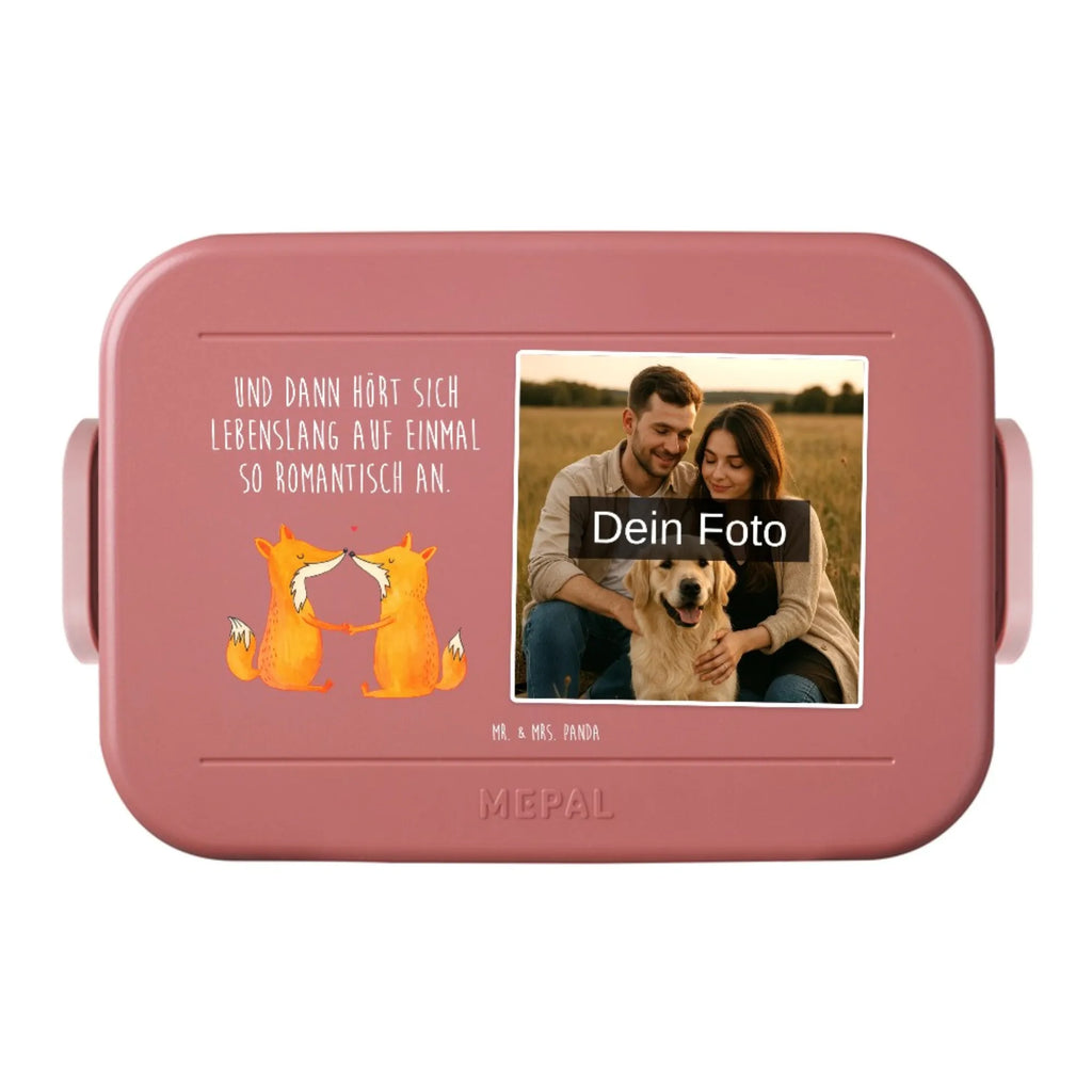 MEPAL Foto Bentobox Füchse Liebe Foto Lunchbox, Foto Brotdose, Foto Bentobox, Fuchs, Fox, Verlobte, Füchse, Ehe, Ehefrau, Ehemann, Freund, Partner, Paar, Freundin, Liebespaar, Liebe, Liebesbeweis