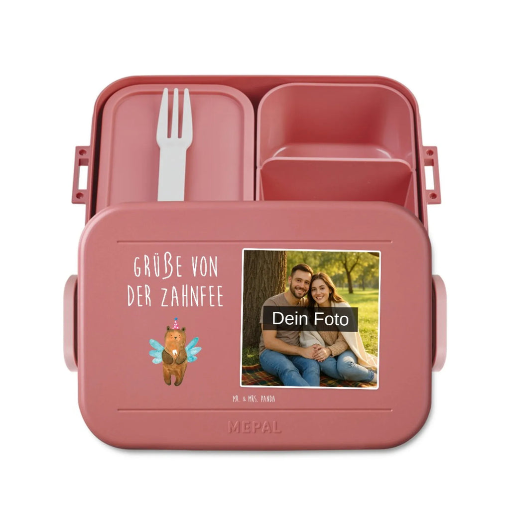 MEPAL Foto Bentobox Bär Zahnfee Foto Lunchbox, Foto Bentobox, Foto Brotdose, Bär, Teddy, Teddybär, Milchzahn, Fee, Zahnfee, Erster Zahn