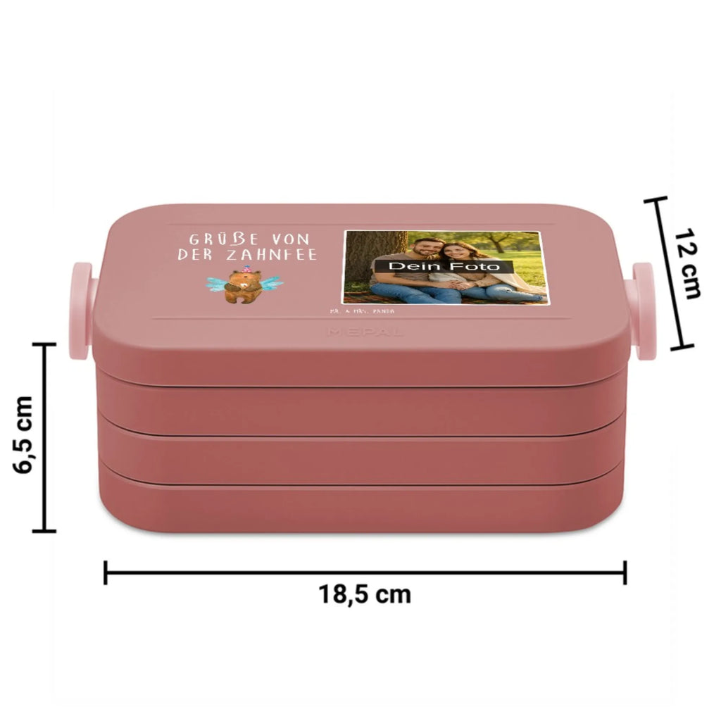 MEPAL Foto Bentobox Bär Zahnfee Foto Lunchbox, Foto Bentobox, Foto Brotdose, Bär, Teddy, Teddybär, Milchzahn, Fee, Zahnfee, Erster Zahn