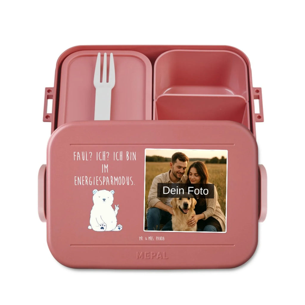 MEPAL Foto Bentobox Eisbär Faul Foto Brotdose, Foto Lunchbox, Foto Bentobox, Bär, Teddy, Teddybär, Nordpol, Arbeit, Büro, Entspannen, Homeoffice, Relaxen, Bürojob, Eisbär, Arbeitsplatz, Faul