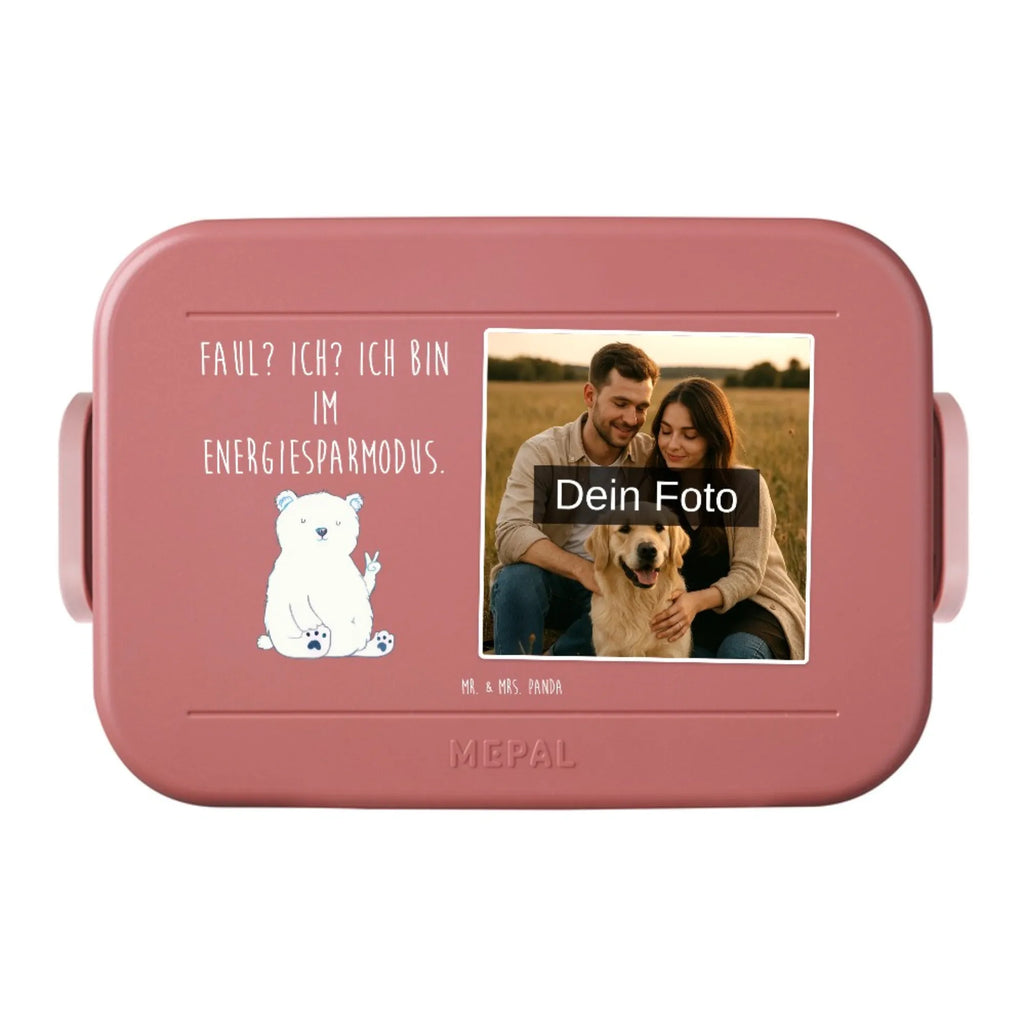 MEPAL Foto Bentobox Eisbär Faul Foto Brotdose, Foto Lunchbox, Foto Bentobox, Bär, Teddy, Teddybär, Nordpol, Arbeit, Büro, Entspannen, Homeoffice, Relaxen, Bürojob, Eisbär, Arbeitsplatz, Faul