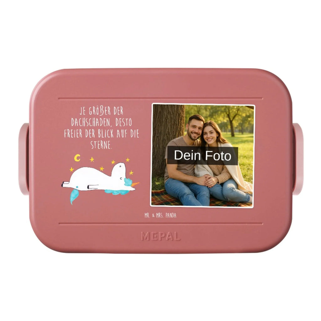 MEPAL Foto Bentobox Einhorn Sternenhimmel Foto Brotdose, Foto Lunchbox, Foto Bentobox, Einhorn, Einhörner, Einhorn Deko, Unicorn, Verrückt, Dachschaden, Sternenhimmel, Sterne
