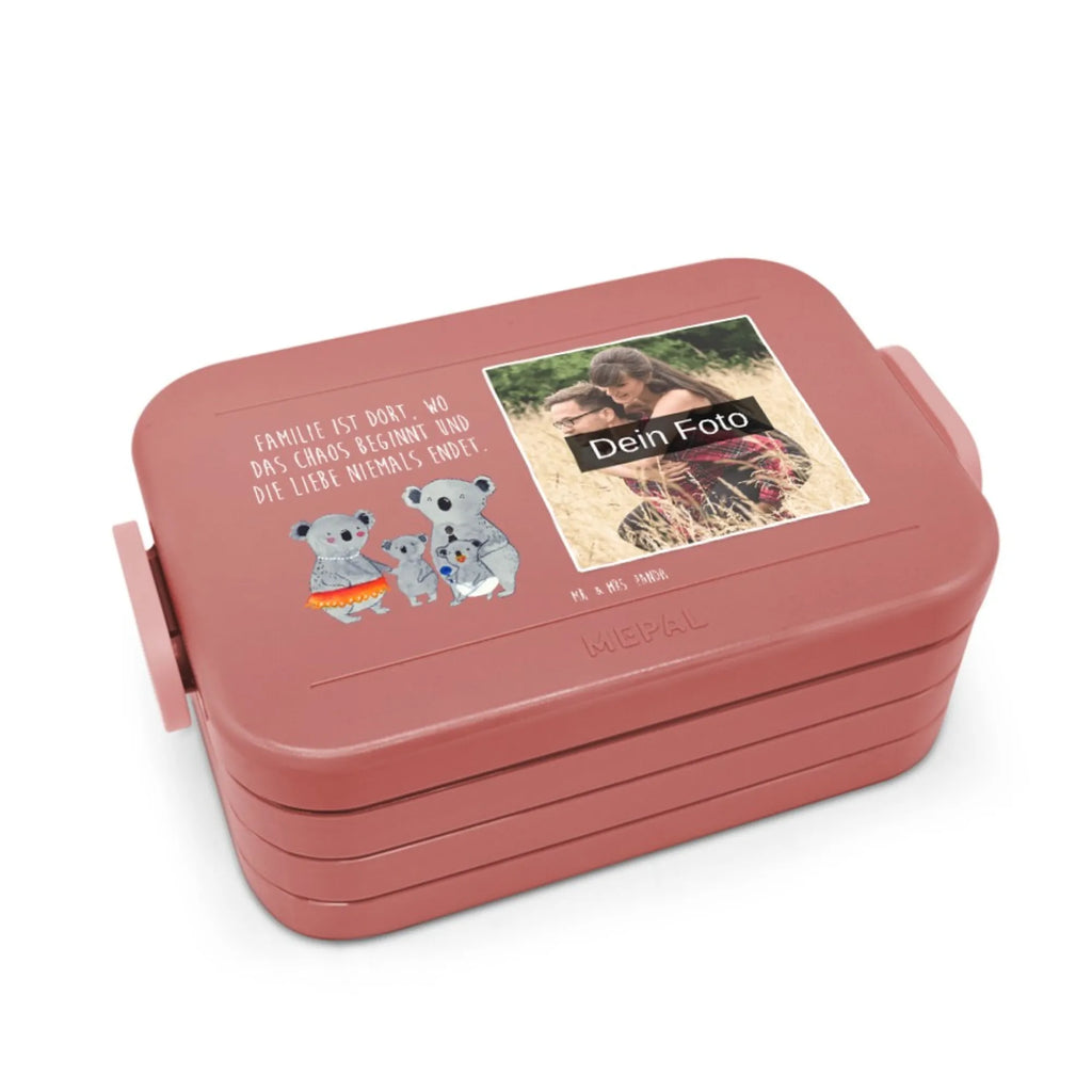 MEPAL Foto Bentobox Koala Familie Foto Brotdose, Foto Bentobox, Foto Lunchbox, Familie, Vatertag, Muttertag, Bruder, Schwester, Mama, Papa, Oma, Opa, Koala, Geschwister, Familienleben, Kinder, Koalas, Family
