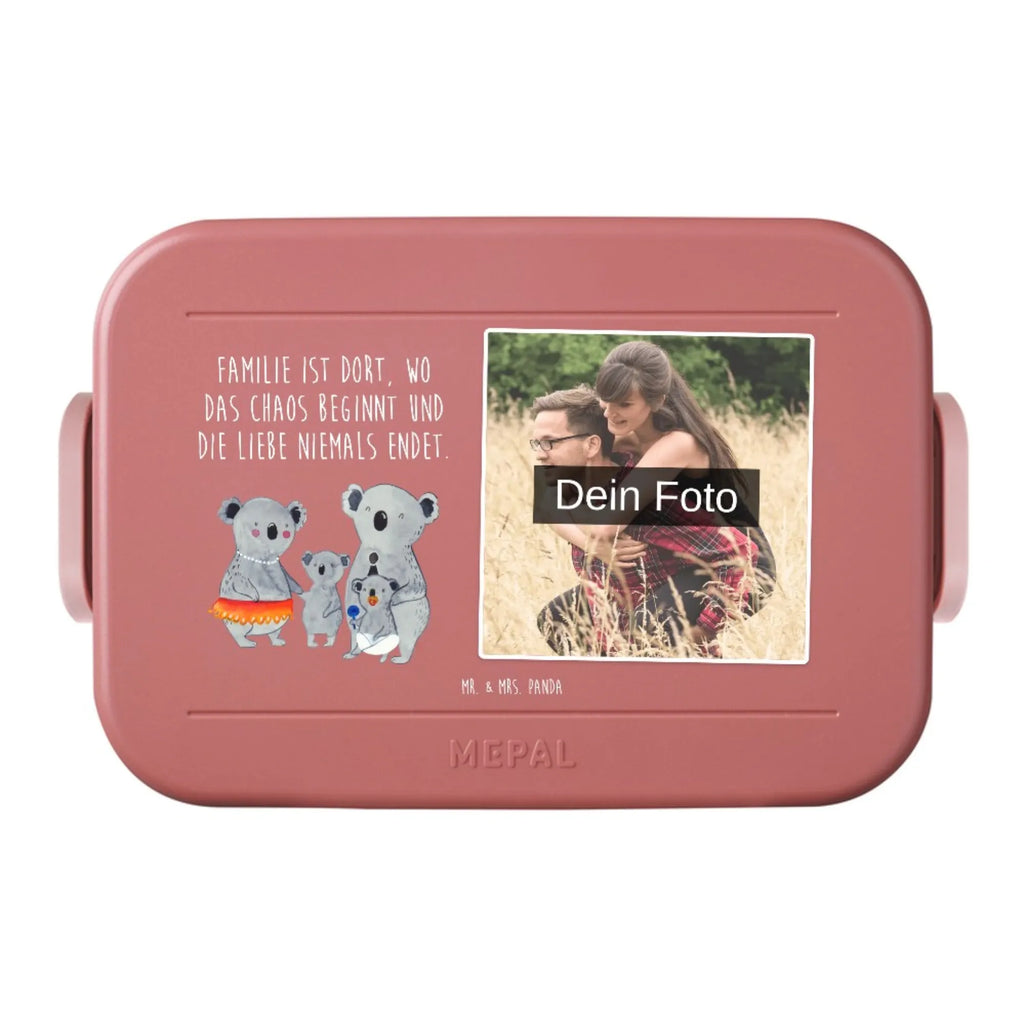 MEPAL Foto Bentobox Koala Familie Foto Brotdose, Foto Bentobox, Foto Lunchbox, Familie, Vatertag, Muttertag, Bruder, Schwester, Mama, Papa, Oma, Opa, Koala, Geschwister, Familienleben, Kinder, Koalas, Family