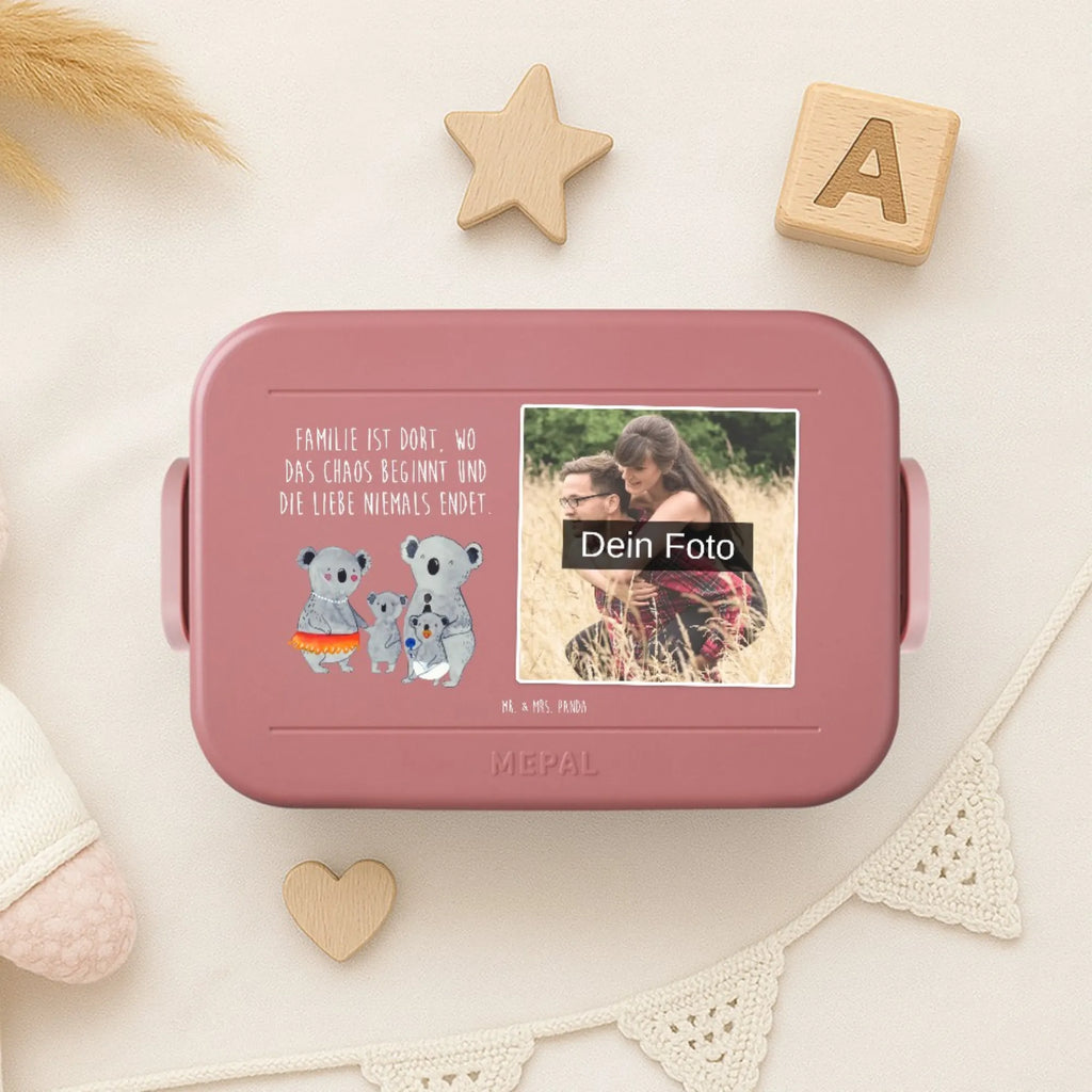 MEPAL Foto Bentobox Koala Familie Foto Brotdose, Foto Bentobox, Foto Lunchbox, Familie, Vatertag, Muttertag, Bruder, Schwester, Mama, Papa, Oma, Opa, Koala, Geschwister, Familienleben, Kinder, Koalas, Family