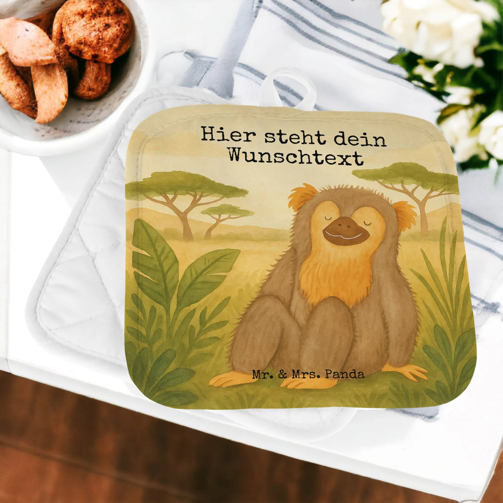 Personalisierte Topflappen Affe Design Topflappen Set personalisiert, Personalisierte Topfuntersetzer, Namensaufdruck, Topflappen mit Namen, Personalisierter Ofenhandschuh, Topflappen personalisiert, Afrika, Wildtiere, Liebe, Motivation, Äffchen, Affen, Selbstachtung, Selbstbewusstsein, Respekt, Selbstliebe, Selfcare, Affe